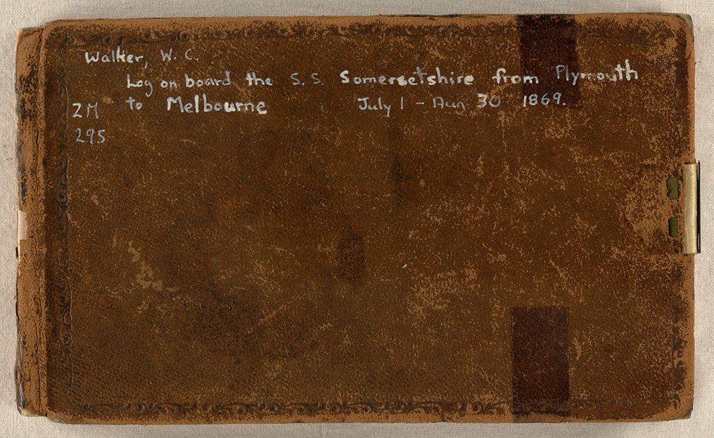 Image of Log on board the S.S. Somersetshire from Plymouth to Melbourne, 1 July-30 August 1869 1869