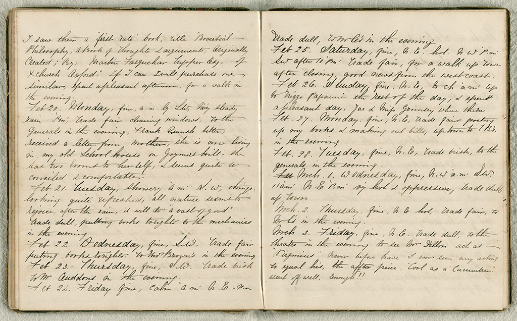 Image of Diary, May 1864 to October 1865 1864-1865