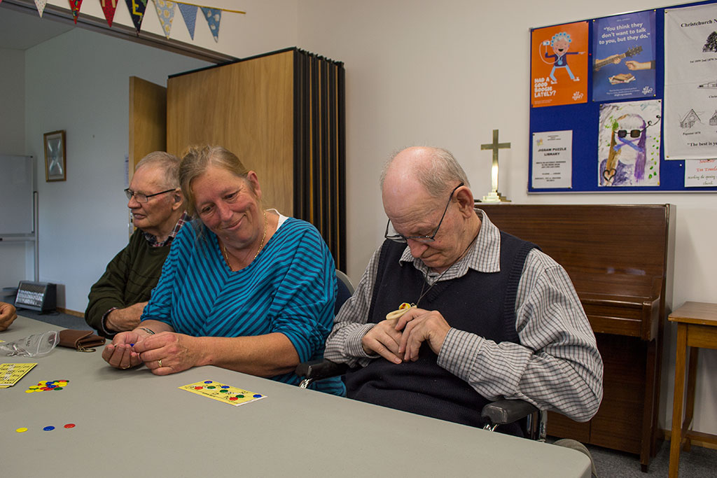 Image of Senior Citizens Society play bingo, Papanui Methodist Church Monday, 8 May 2017