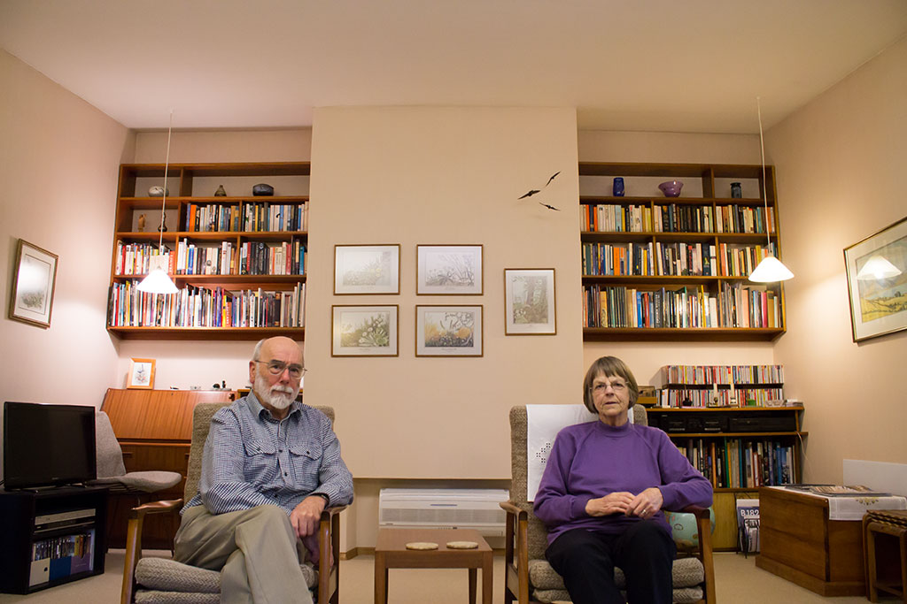 Image of Bruce and Doreen in their home Thursday, 11 May 2017