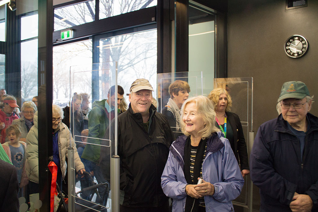 Image of The public moves into the new Ōrauwhata : Bishopdale Library Saturday, 22 July 2017