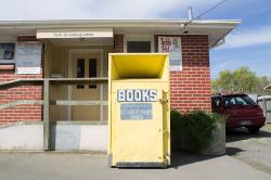 Thumbnail Image of Donation book bin, Highsted Road