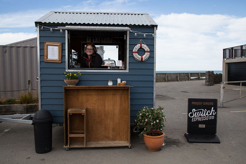 Image of North Beach coffee shed, Marine Parade, North New Brighton. Monday, 15 August 2016