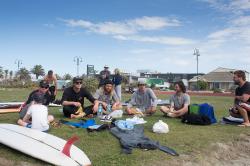 Thumbnail Image of Lunch at a surfing competition