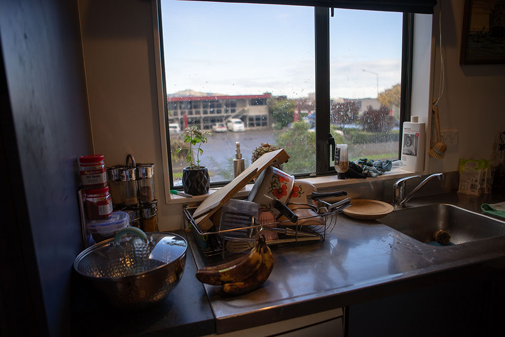 Image of Kitchen view to the Port hills, Hereford Street. Wednesday, 23 May 2018