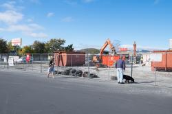 Thumbnail Image of Watching the demolition of the old shops at the Halswell Shopping Centre