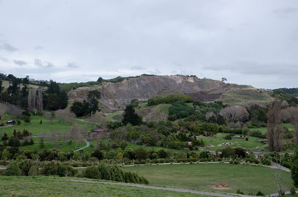 Image of Looking south to Halswell quarry from dog park. 14-08-2015 4:09 p.m.
