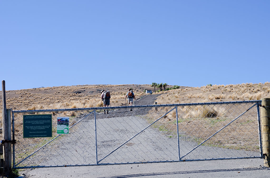 Image of Hikers make their way up the start of Kennedys Bush track. 09-03-2015 11:57 a.m.