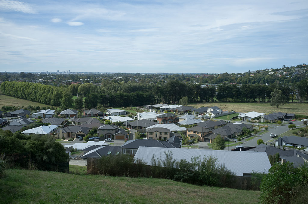 Image of Westmorland subdivision, looking northeast over Rushden Rise. 25-03-2015 2:11 p.m.