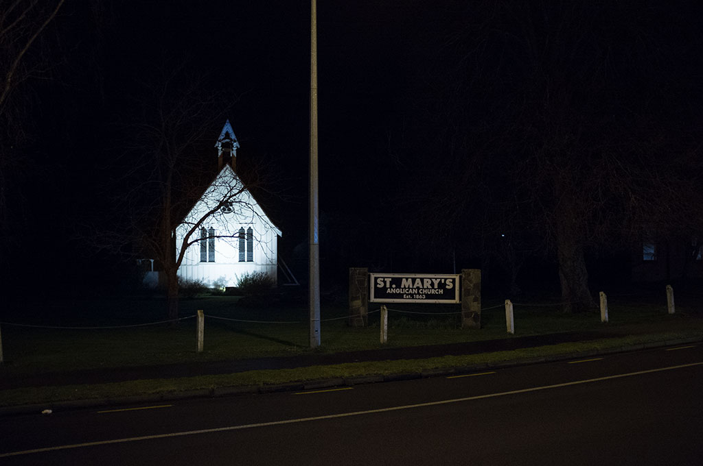 Image of St. Mary's Anglican Church, Halswell Road. 14-08-2015 8:48 p.m.