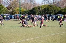 Thumbnail Image of Riccarton Knights (red) play Hornby Panthers (black) at the Halswell Domain