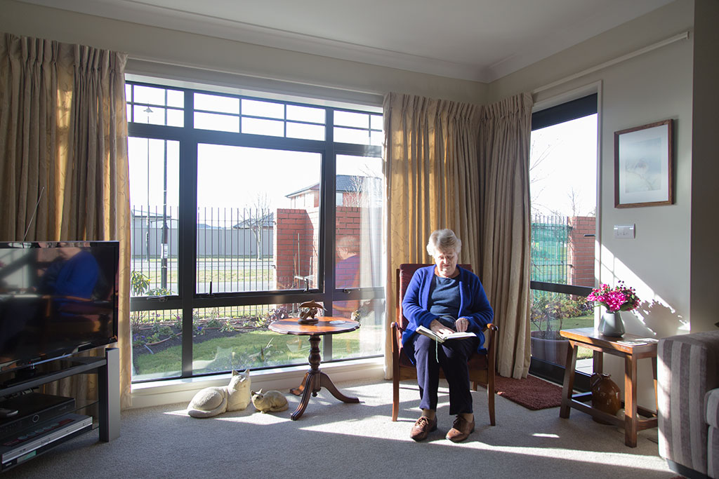 Image of Living room, retirement village town house in Aidanfield. 28/07/2015 13:33