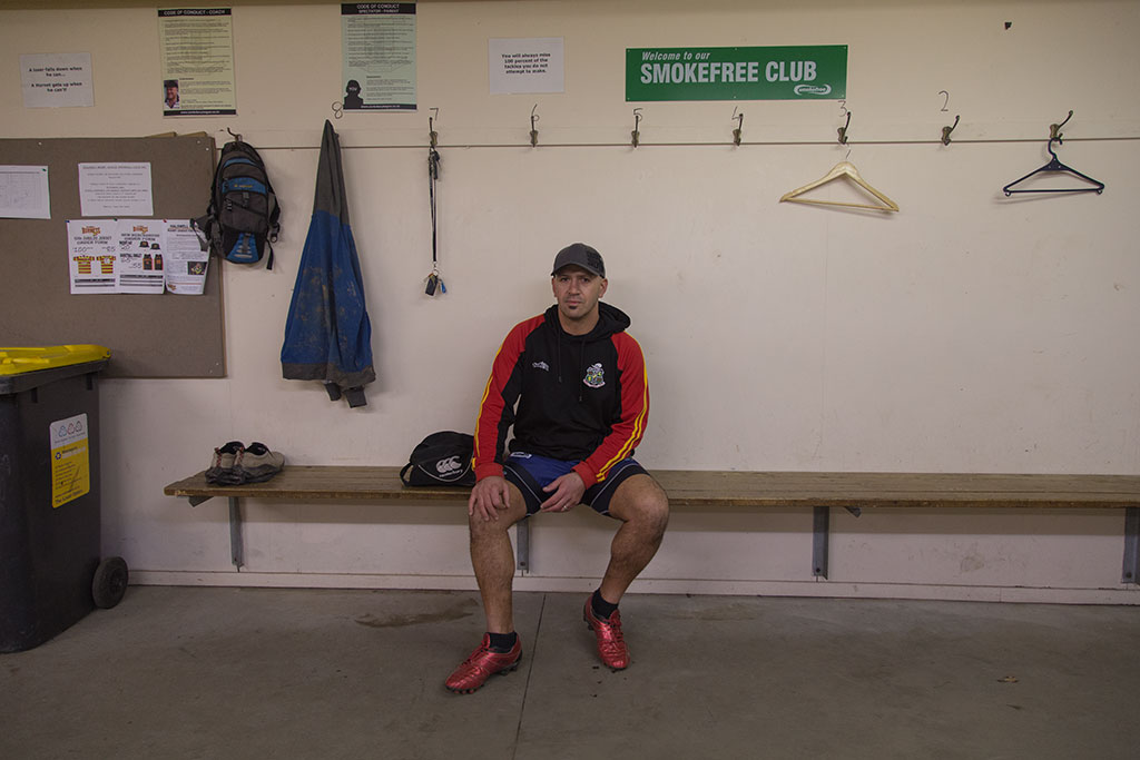 Image of Kevin Te-Hau, Halswell Hornets Rugby League Club senior team trainer. 4/08/2015