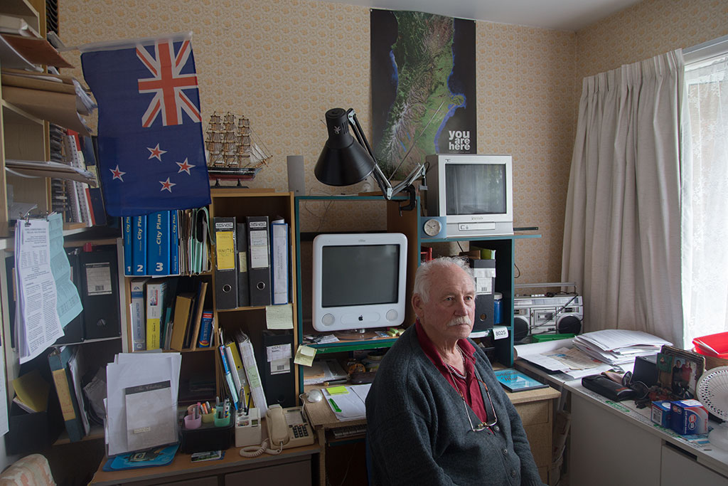 Image of Ron sitting in his home office. 16/03/2015 13:55