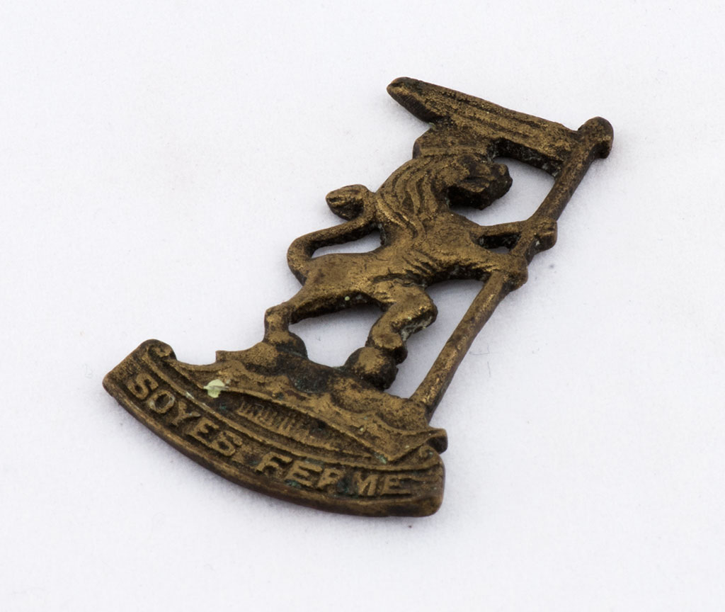 Image of Collar badge, New Zealand Rifle Brigade Reinforcements, N.Z.E.F ca. 1917