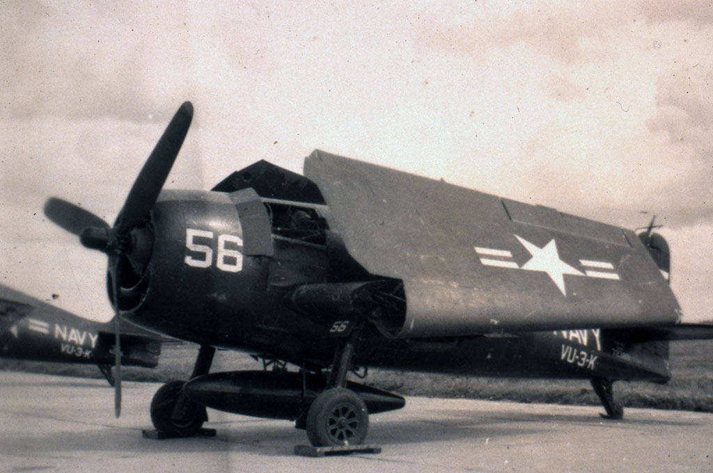 Image of American Navy plane on Seoul airport 1951-1952.