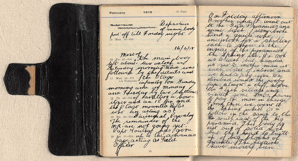 Image of New Zealand Pocket Diary 1915