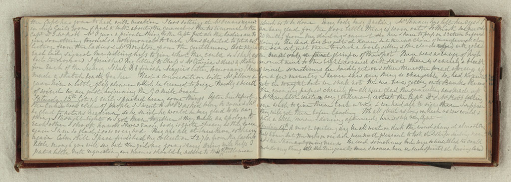 Image of Ship's diary on the Blue Jacket, 1866 1866