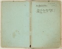 Thumbnail Image of Diary, Charles Reginald Shaw