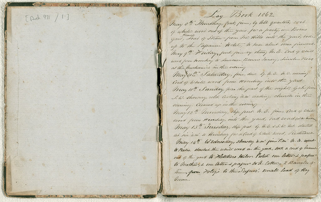 Image of Diary, May 1862 to May 1864 1862-1864