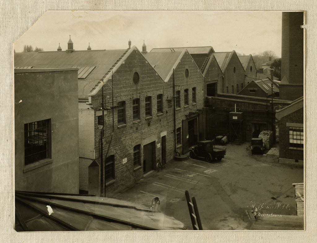 Image of Converter station and yard, Armagh Street, 1932 1932