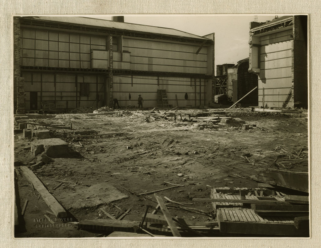 Image of Demolition of the old M.E.D building, August 1937 August, 1937