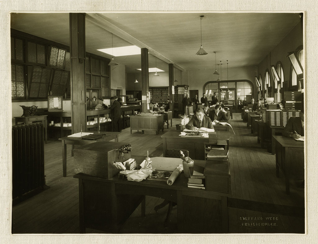 Image of The main office, M.E.D building, before demolition, July 1937 1937