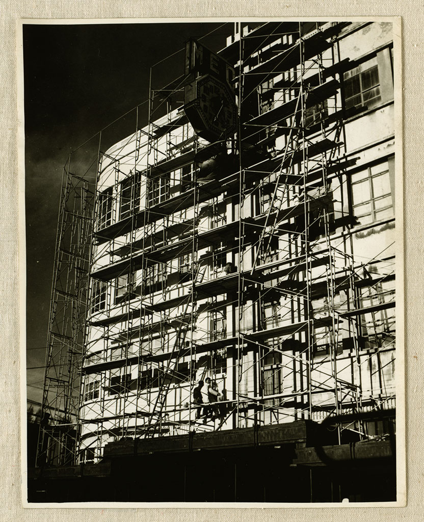 Image of Painting the M.E.D office, October 1957 October, 1957
