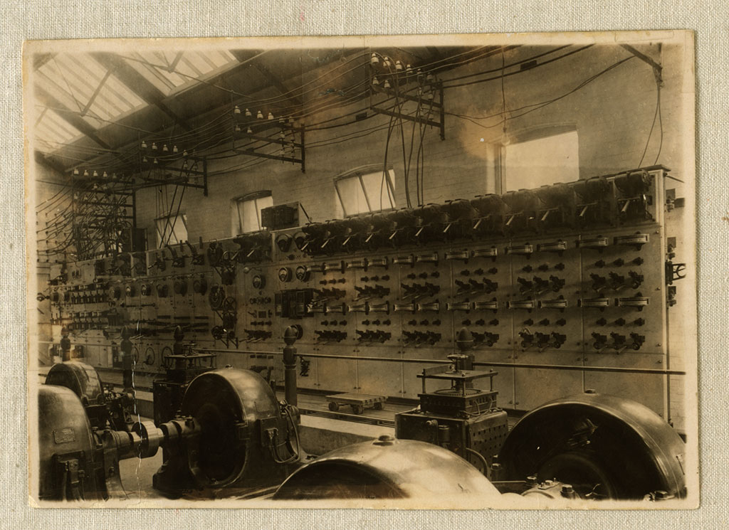 Image of Armagh Street power station, direct current switchboard [1909]