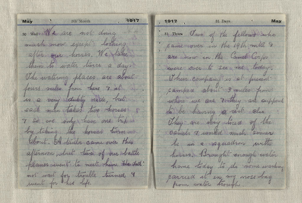 Image of Edward Herbert Aubrey : Soldier's diary 1917-1919.