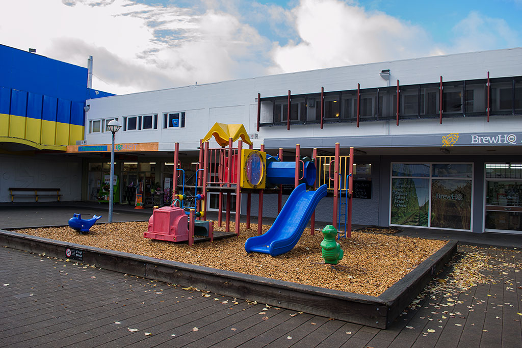 Image of Playground, centre of Bishopdale Village Mall Thursday, 18 May 2017