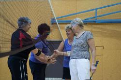 Thumbnail Image of Shaking hands after a game, Bishopdale Badminton Club, YMCA
