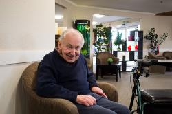 Thumbnail Image of Relaxing at lunchtime, Bethesda Care Home