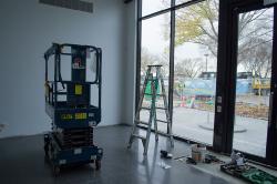 Thumbnail Image of Final touches to the Ōrauwhata : Bishopdale Library before it opens