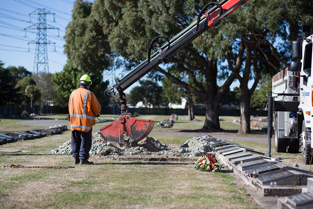 Image of Burial at the Waimairi Cemetery, 195 Grahams Road Thursday, 16 March 2017