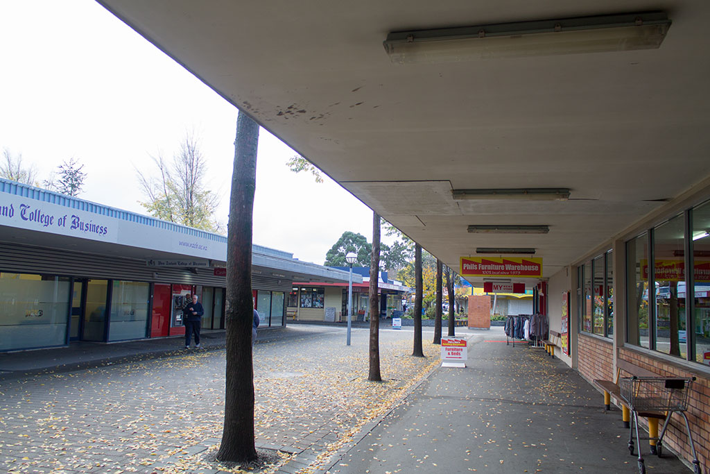 Image of A view of the Mall, Bishopdale Thursday, 18 May 2017