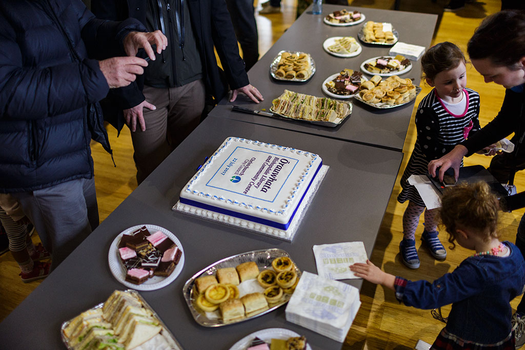 Image of Cake to mark the opening of the new Library Saturday, 22 July 2017