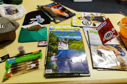 Thumbnail Image of Fishing and Casting essentials, magazines, flies and materials