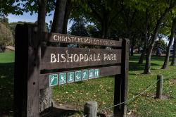 Thumbnail Image of Bishopdale Park sign, Harewood Road
