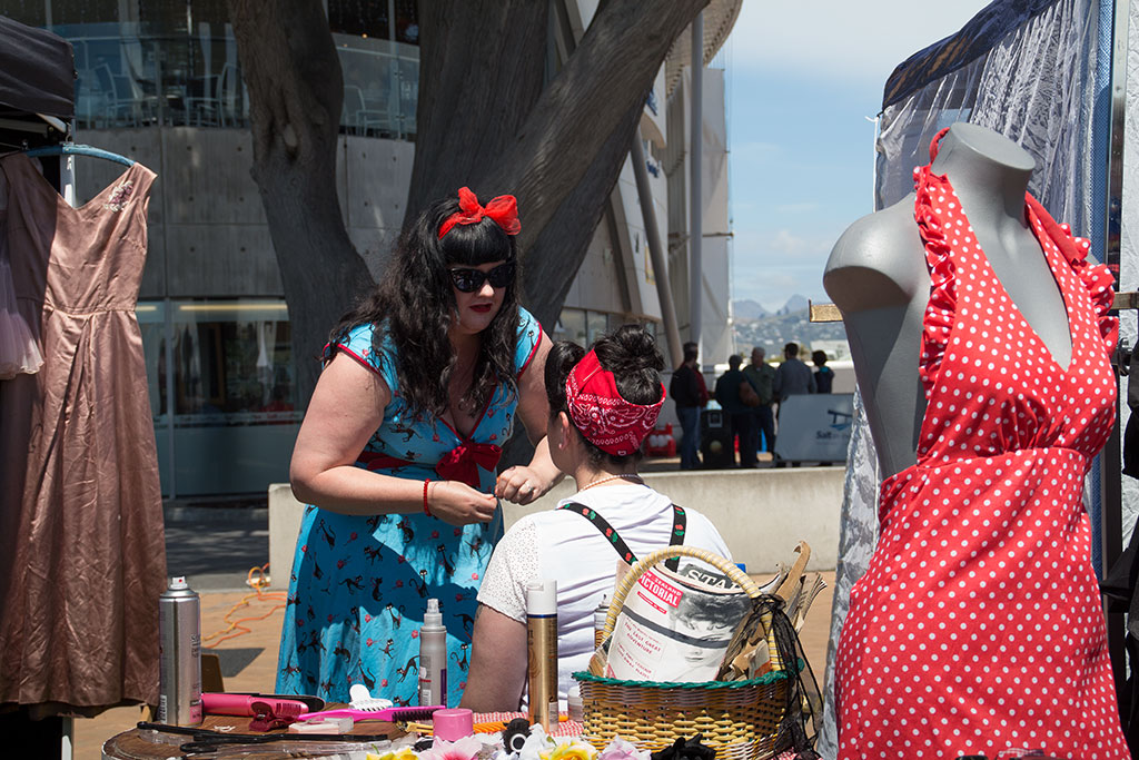 Image of Getting ready for the New Brighton Rockabilly Ball. 08-11-2014 12:53 p.m.