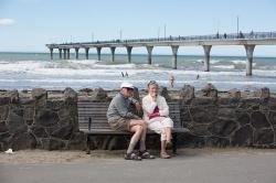 Thumbnail Image of Couple sitting on a bench