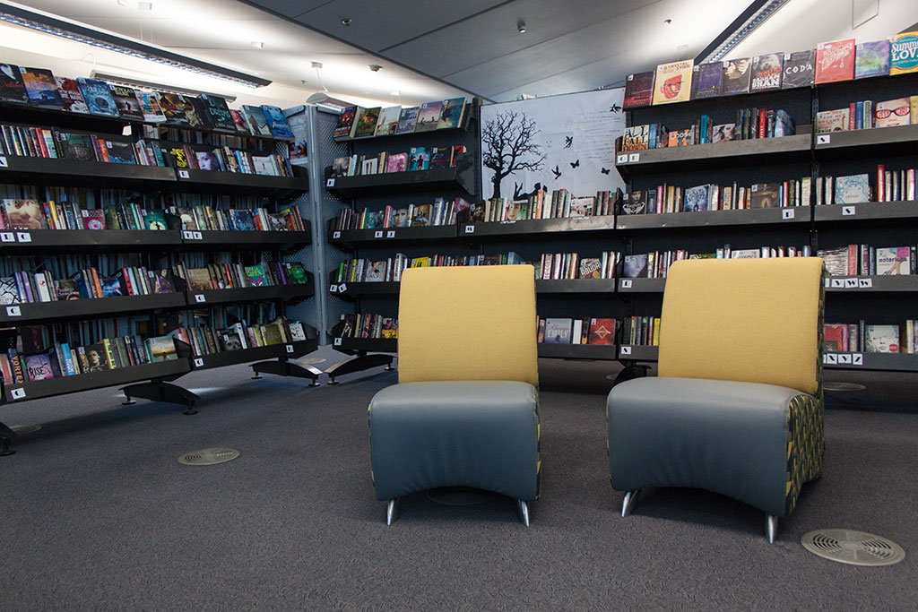 Image of Young adult section, New Brighton Library. Friday, 29 July 2016
