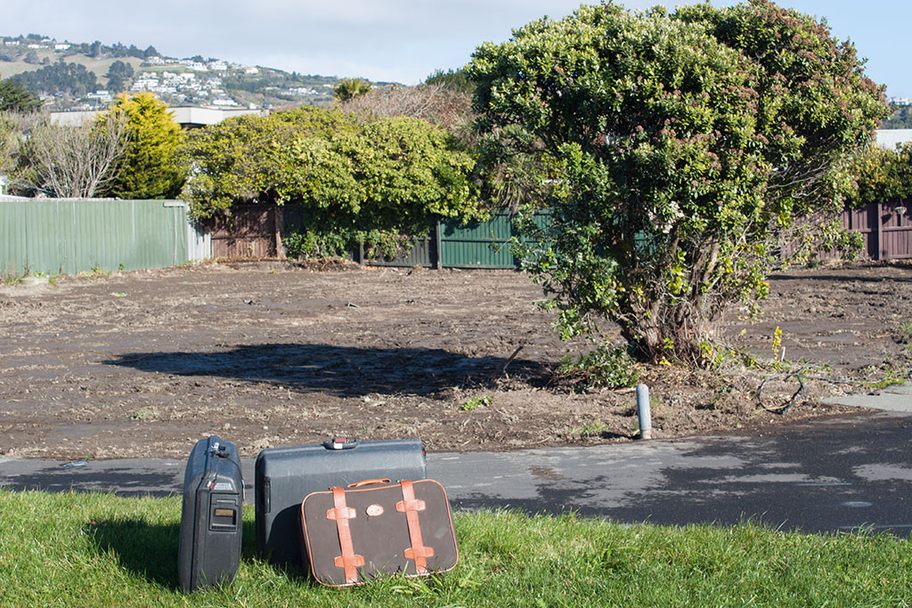 Image of Suitcases, Rocking Horse Road, Southshore. Friday, 15 July 2016