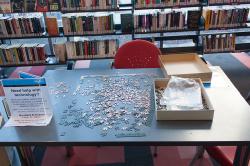 Thumbnail Image of Puzzle station, New Brighton Library