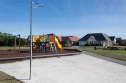 Thumbnail Image of The playground and netball hoop at Aston Reserve