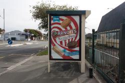 Thumbnail Image of Bus stop, Arnotts advertisement, Estuary Road, South New Brighton