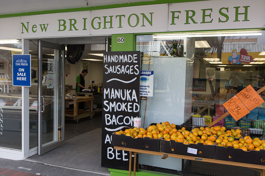 Image of New Brighton Fresh, small fresh food store Thursday, 17 March 2016
