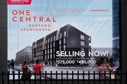 Thumbnail Image of Sign for apartments, Manchester Street