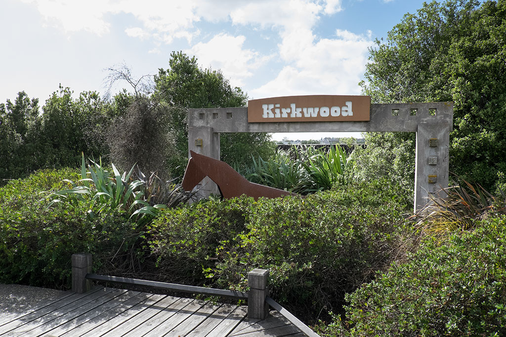 Image of Kirkwood sign at the Stallion Reserve. 15-04-15 11.42 a.m.