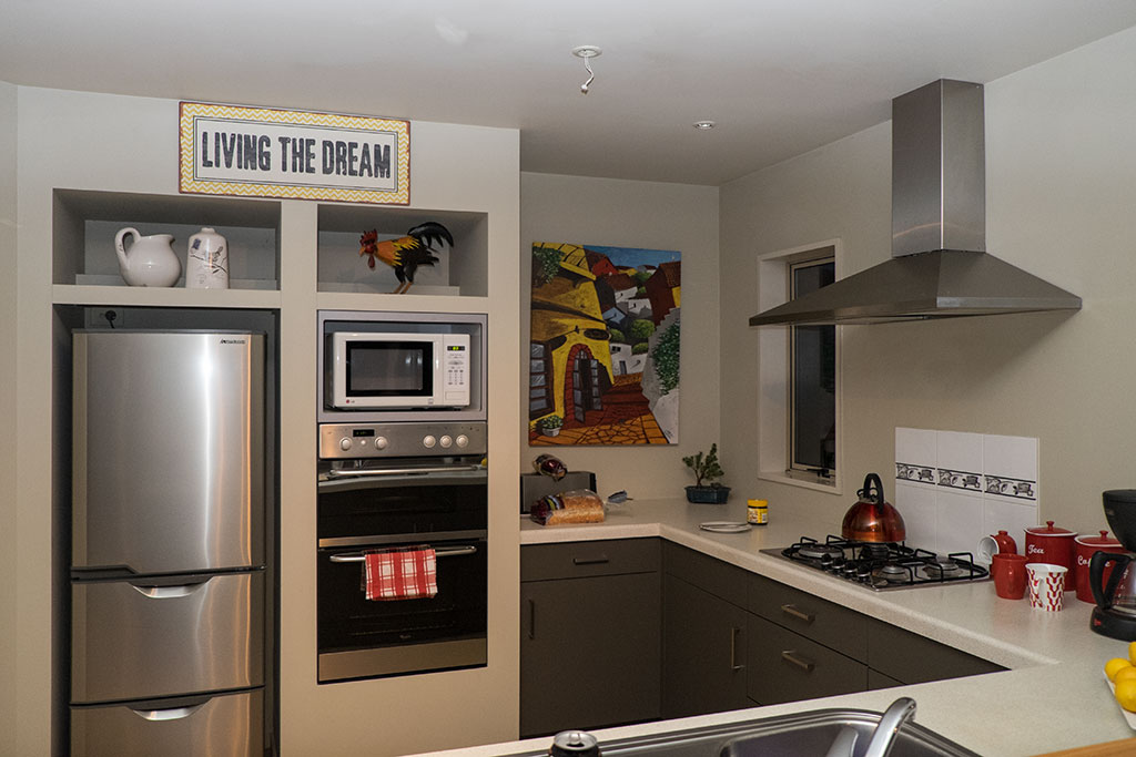 Image of Living the dream'. Family kitchen in Elmslie Grove. 4-05-15 8.31 p.m.